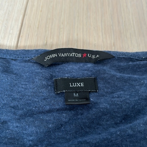 John Varvatos Blue Tee Shirt - Picture 2 of 4